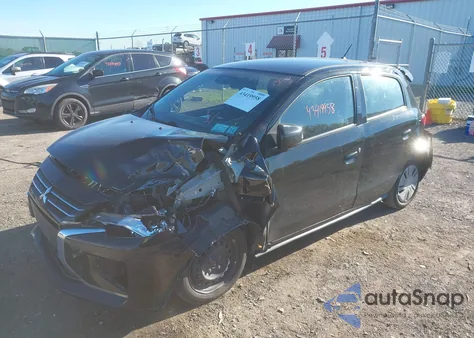 2021 Mitsubishi Mirage Carbonite Edition/Es/Le z USA, uszkodzony, nr VIN ML32AUHJ5MH010446